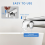 Bec de baignoire avec inverseur, robinet de baignoire avec douche 3
