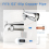 Bec de baignoire avec inverseur, robinet de baignoire avec douche 2