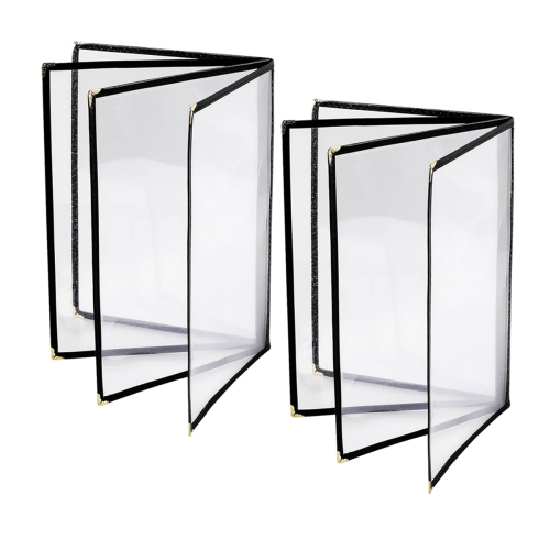 Capas de cardápio 8,5 x 11 polegadas Suporte para cardápio de restaurante