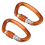 2PCS 25KN Carabiner Clip D Shape Hook C 3