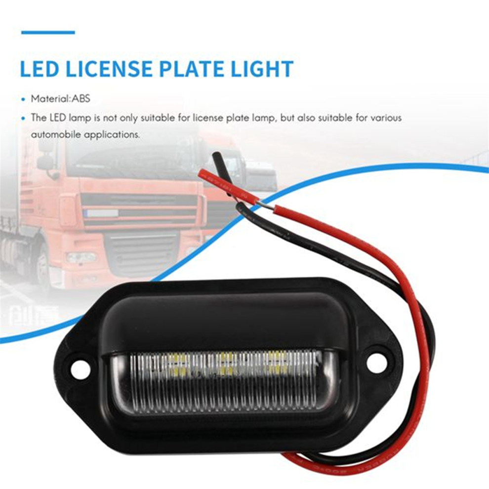 10Pcs Led License Plate Waterproof For Trailers,Rv,Trucks,Boats Light 4851507209634