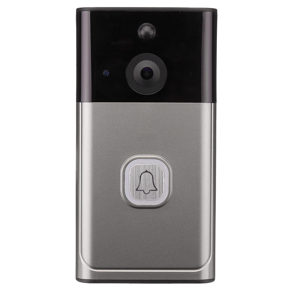 (Silver) WIFI Doorbell M20 Smart video Door Chime 720P wireless intercom FIR Alarm IR night vision 166   wide Angle IP camera
