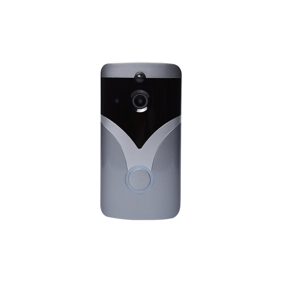 (Grey) WIFI Doorbell M20 Smart video Door Chime 720P wireless intercom FIR Alarm IR night vision 166   wide Angle IP camera