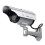 (Silver) Solar Power Camera CCTV Realistic Dummy Security Cam Blinking Outdoor 1