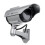 (Black) Solar Power Camera CCTV Realistic Dummy Security Cam Blinking Outdoor 4