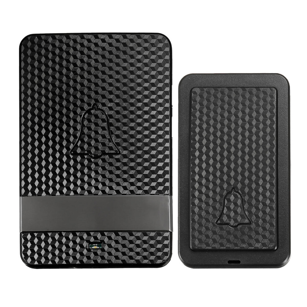 (AU Plug) 28 Chimes Wireless Doorbell IP68 Waterproof Remote Control Receiver LED Flash