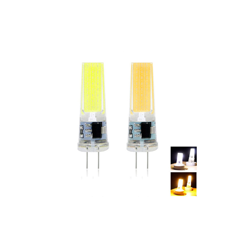 (Pure White, 220V) G4 3W Dimmable SMD2508 Pure White Warm White Crystal LED Light Bulb AC110V AC220V
