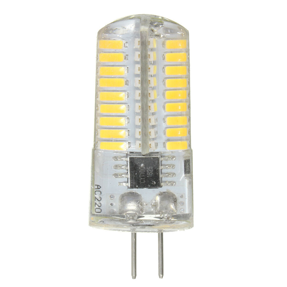 (White, G4) Dimmable E17 E11 E12 BA15D G4 G8 G9 3W 72 SMD 4014 LED Warm White White Corn Bulb Light AC220V