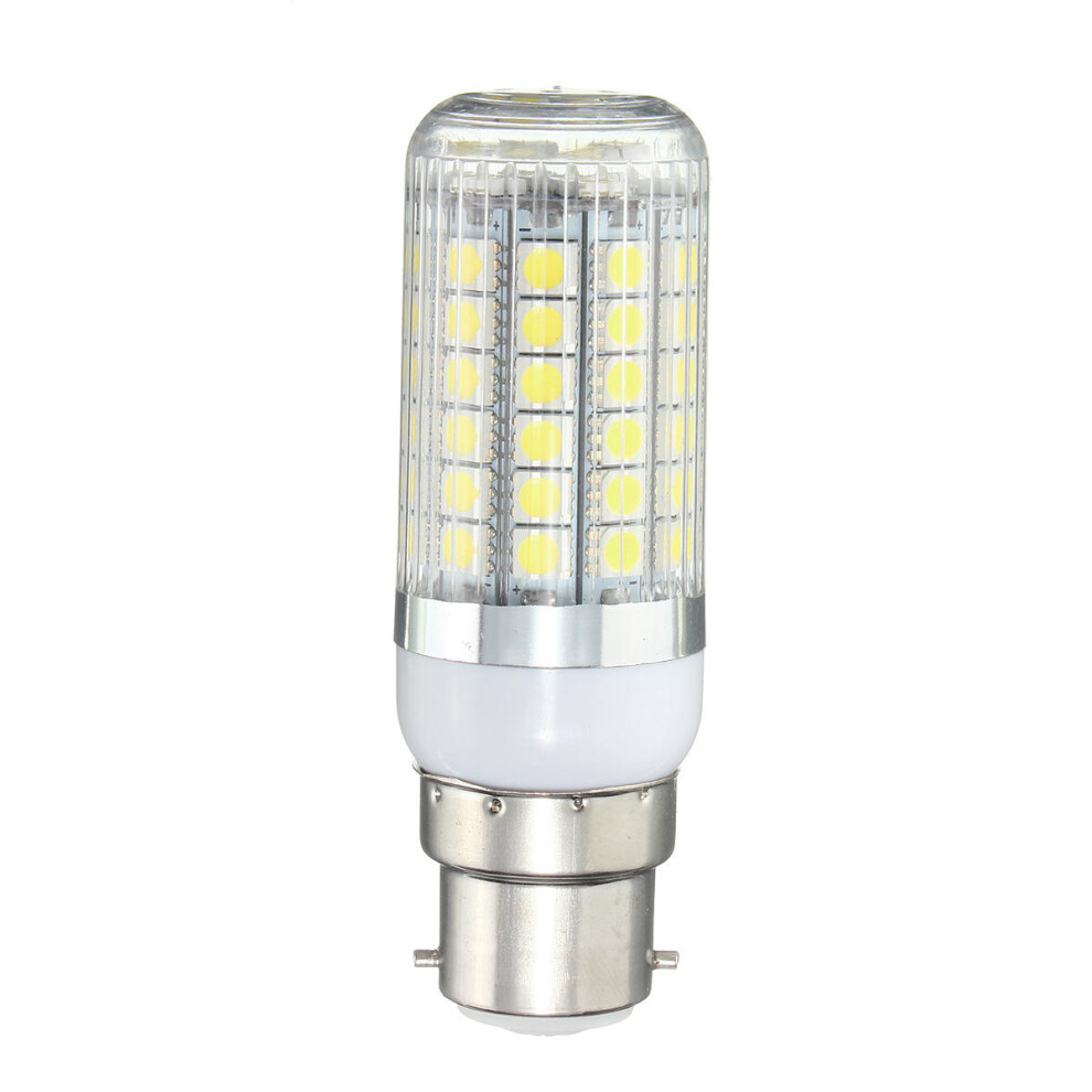 (Pure White, B22) E27 E14 B22 G9 GU10 6W 69 SMD 5050 LED 450Lm Pure White Warm White Natural White Corn Bulb AC220V