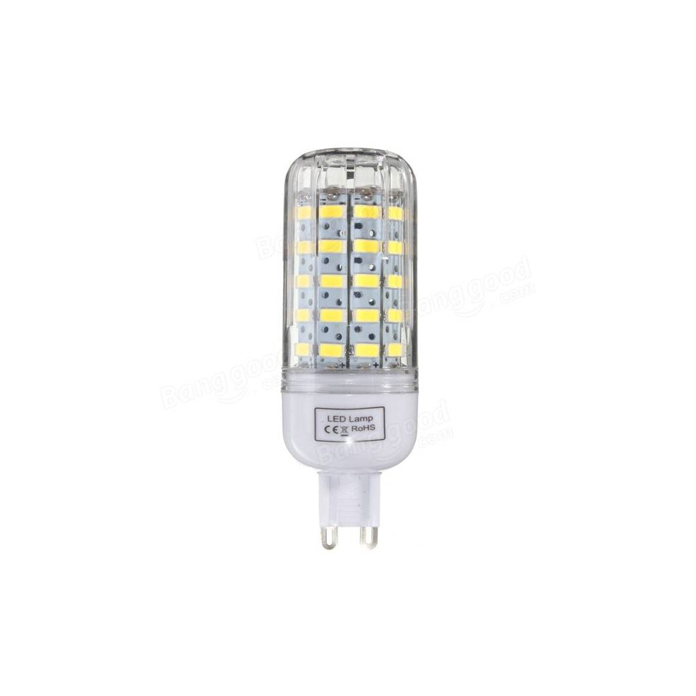 (Pure White, G9) E27/E14/E12/B22/G9/GU10 Dimmable 6W AC220V LED Bulb White/Warm White 60 SMD 5730 Corn Light Lamp