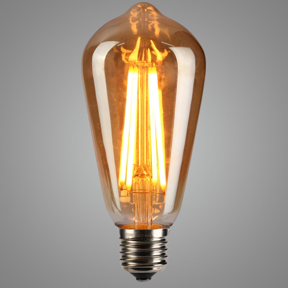 AC85-265V E27 ST64 4W Warm White Retro Antique COB Edison LED Light Bulb for Home Living Room Decor-image-OPC-PGKPTHJ-NEW