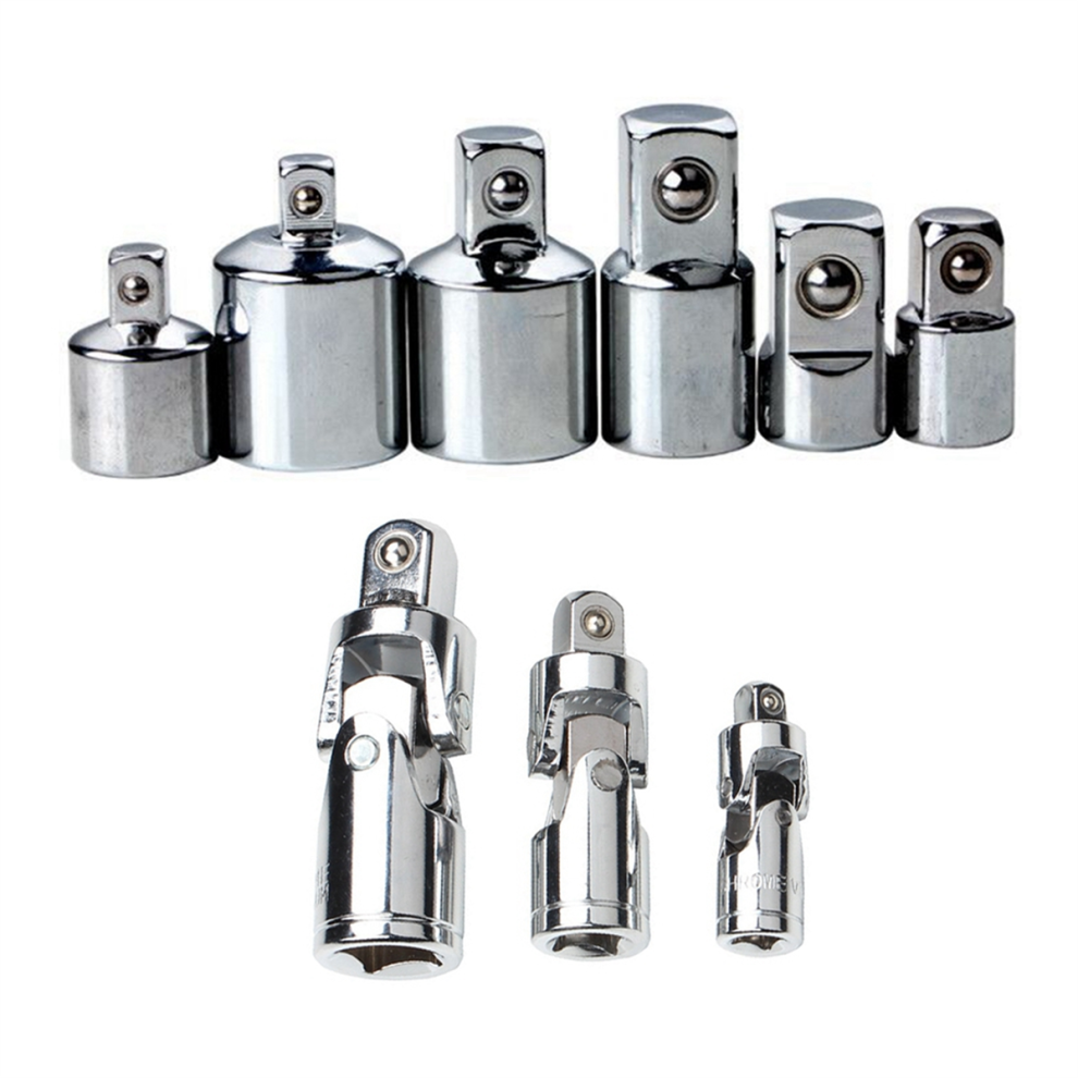 6Pcs Ratchet Wrench Socket Converter Sleeve Heads Adapter 4851507210777