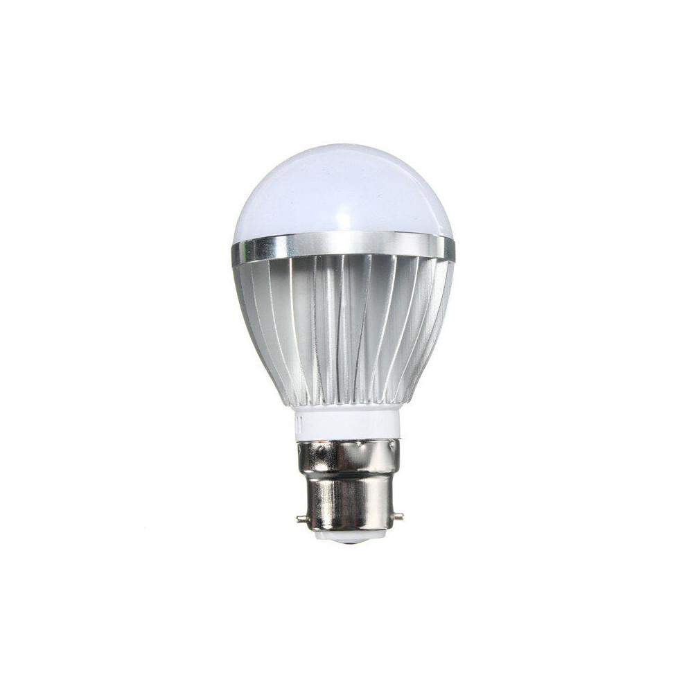 (Warm White, B22) B22/E27 5W 10 SMD 5730 LED Globe Bulb Non-Dimmable Warm White/White Lamp AC 110-240V