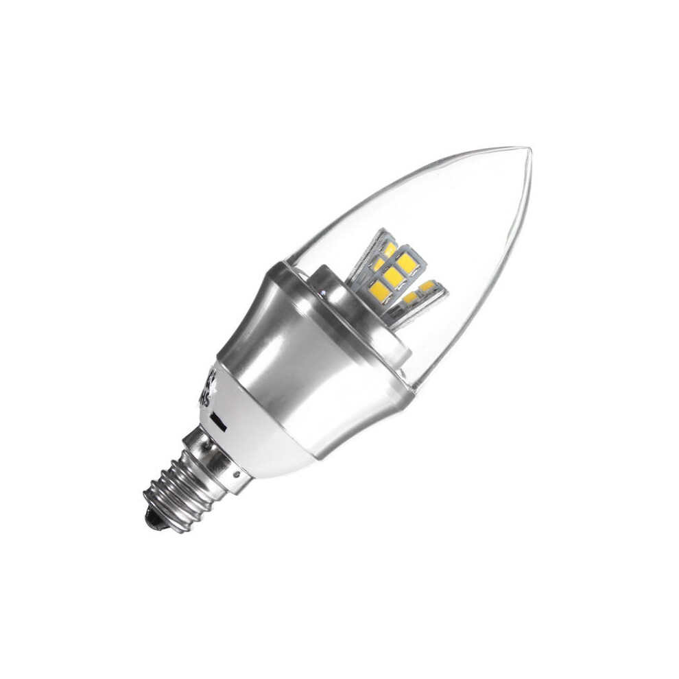 (Pure White, E12) E27/E14/E12/B22/B15 3W LED Warm White/White15SMD 2835 Candle Light Bulb Lamp 85-265V-image-OPC-PGKPTMM-NEW