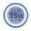 (Pink) LCD Digital Touch Screen Kitchen Timer Count UP Alarm Clock Temperature And Humidity Me 7