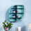 (#1 - TL-2056) Floating Cube Shelves Wall Shelf Hanging Storage Display Bracket Decor Shelving 10
