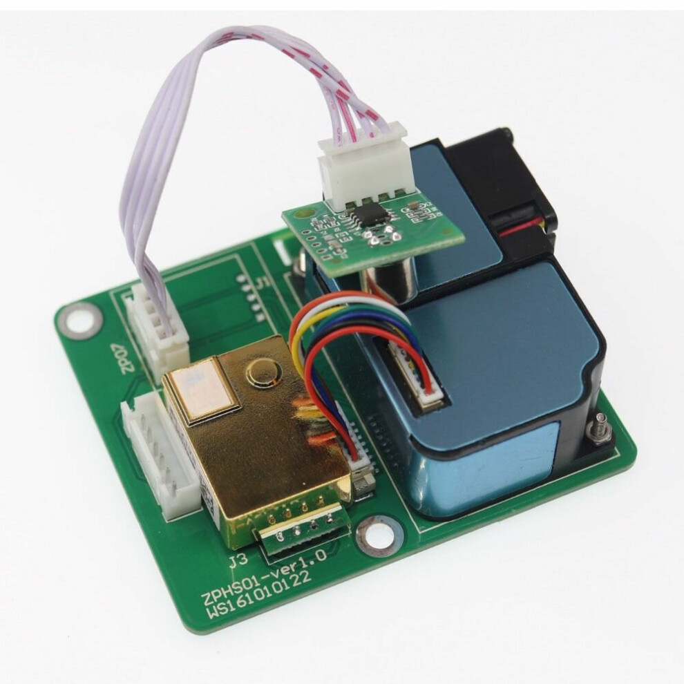 All-in-one Gas Detection Module Carbon Dioxide Dust PM2.5 Sensor PM2.5 + CO2 + CH2O + Temperature + Humidity Tester
