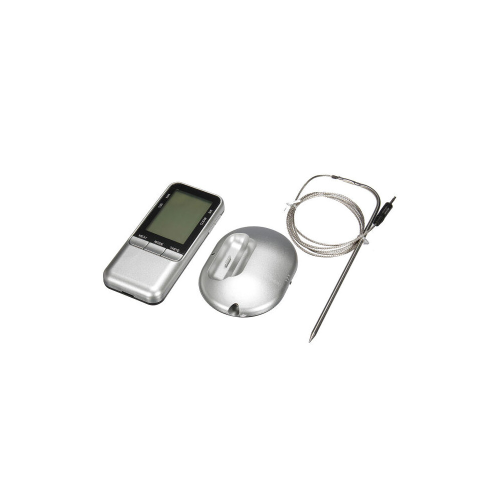 Wireless Digital Display LCD Thermometer For BBQ Grill Meat Kitchen Oven Food Cooking