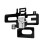 (White) Modern Art Number Design Wall Clock Acrylic Mirror Surface Home Decor 2