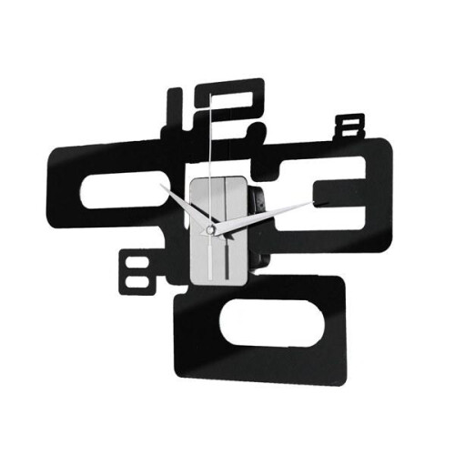 (White) Modern Art Number Design Wall Clock Acrylic Mirror Surface Home Decor 1