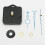 Blue Hands DIY Quartz Black Wall Clock Spindle Movement Mechanism 3