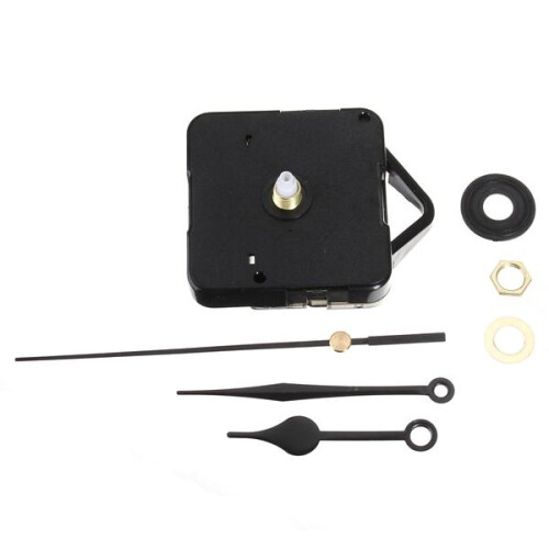 Black Hands DIY Quartz Clock Silent Movement Kit 2