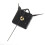 Black Hands DIY Quartz Clock Silent Movement Kit 1