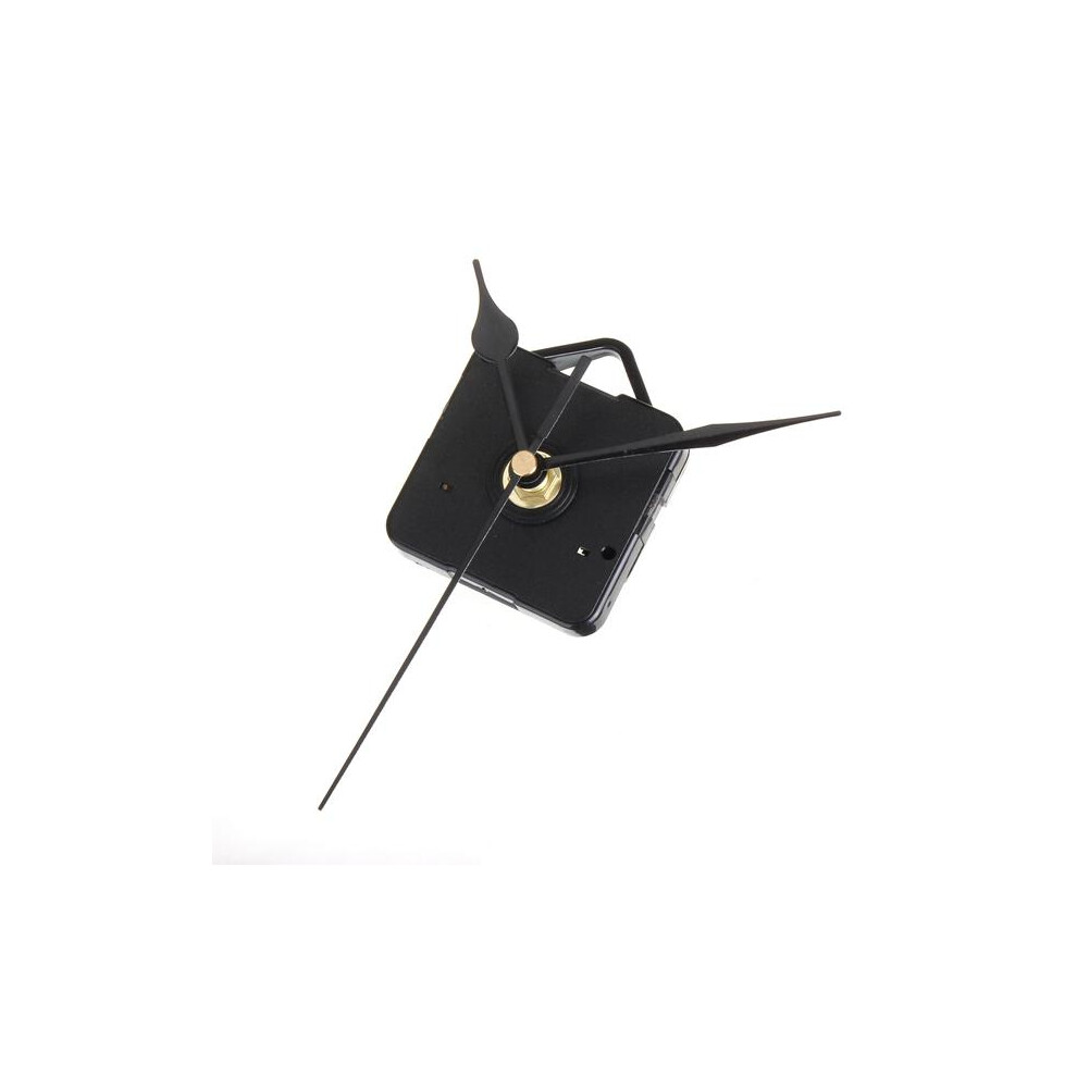 Black Hands DIY Quartz Clock Silent Movement Kit