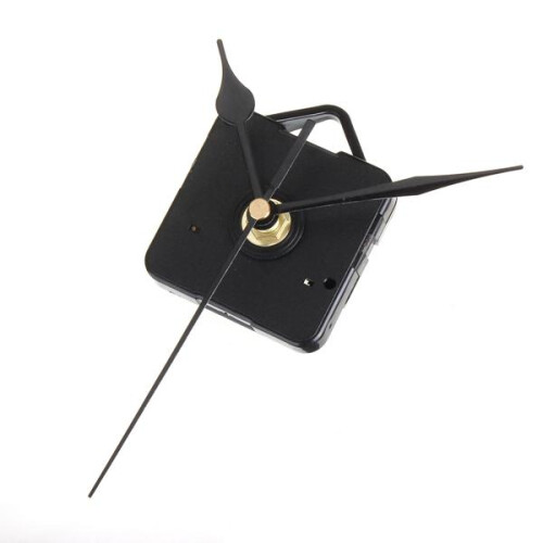 Black Hands DIY Quartz Clock Silent Movement Kit 1
