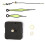 Green & Black Luminous Hands DIY Quartz Clock Spindle Movement 4