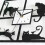 Four Cat Pattern Acrylic Wall Clock Black Quartz Bedroom Living Room 4