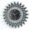 Large Modern 3D Crystal Wall Clock Luxury Round Dial Black Drops Home Office 2