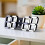 (White) Large Modern Digital Led Skeleton Wall Clock 3