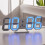 (White) Large Modern Digital Led Skeleton Wall Clock Timer 24/12 Hour Display 3D Gife 13