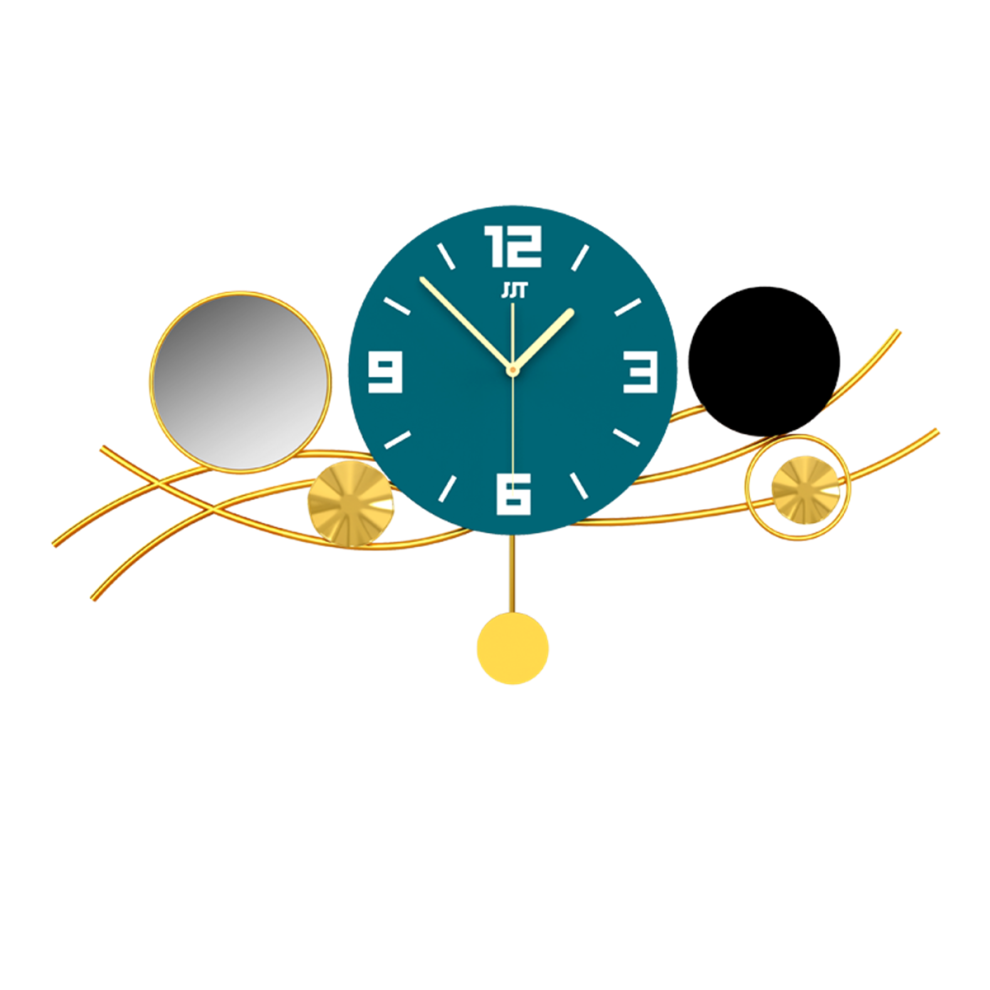 (80*44cm) Wall Clock Living Room Creative Home Decoration Art European