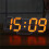 (White) Large Modern Digital Led Skeleton Wall Clock Timer 24/12 Hour Display 3D Gife 11