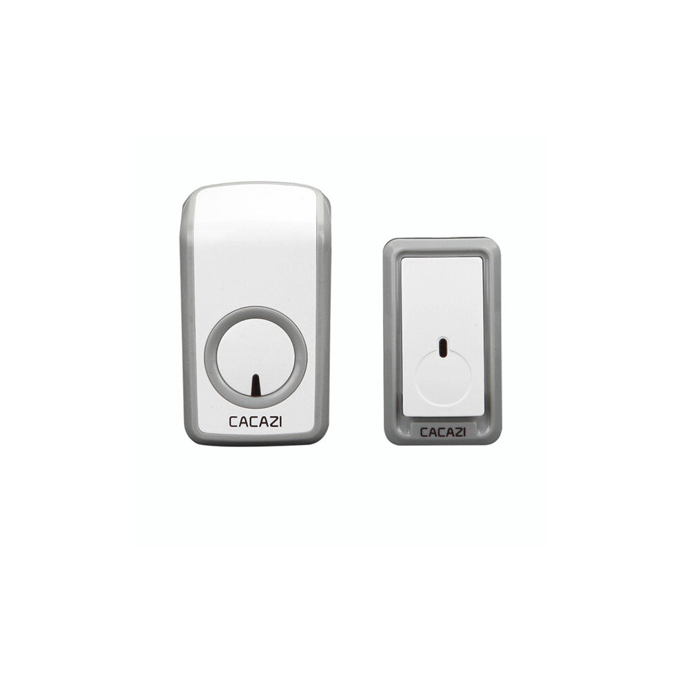 (US Plug, 1 to 1) Wireless Doorbell AC 110-220V Ultra Long Distance 350M Remote Door Bell 48 Chimes 6 Volume