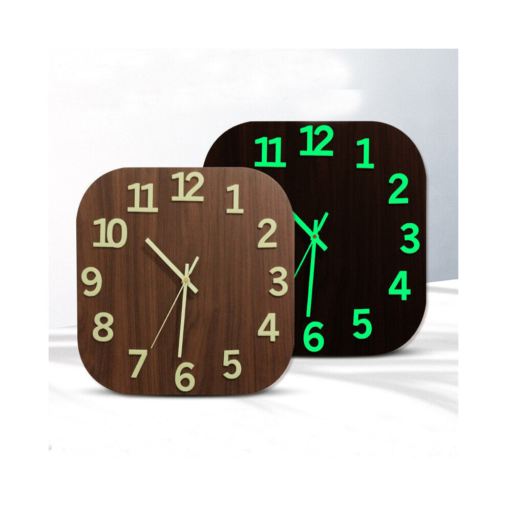 Luminous Clock Wall Clock Living Room Stereo Large Digital Enhancement Long Effect Luminous Clock Bedroom Wall Watch