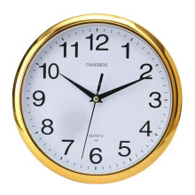 (Gold) Quartz Large Vintage Round Modern Home Bedroom Retro Time Kitchen Wall Clock