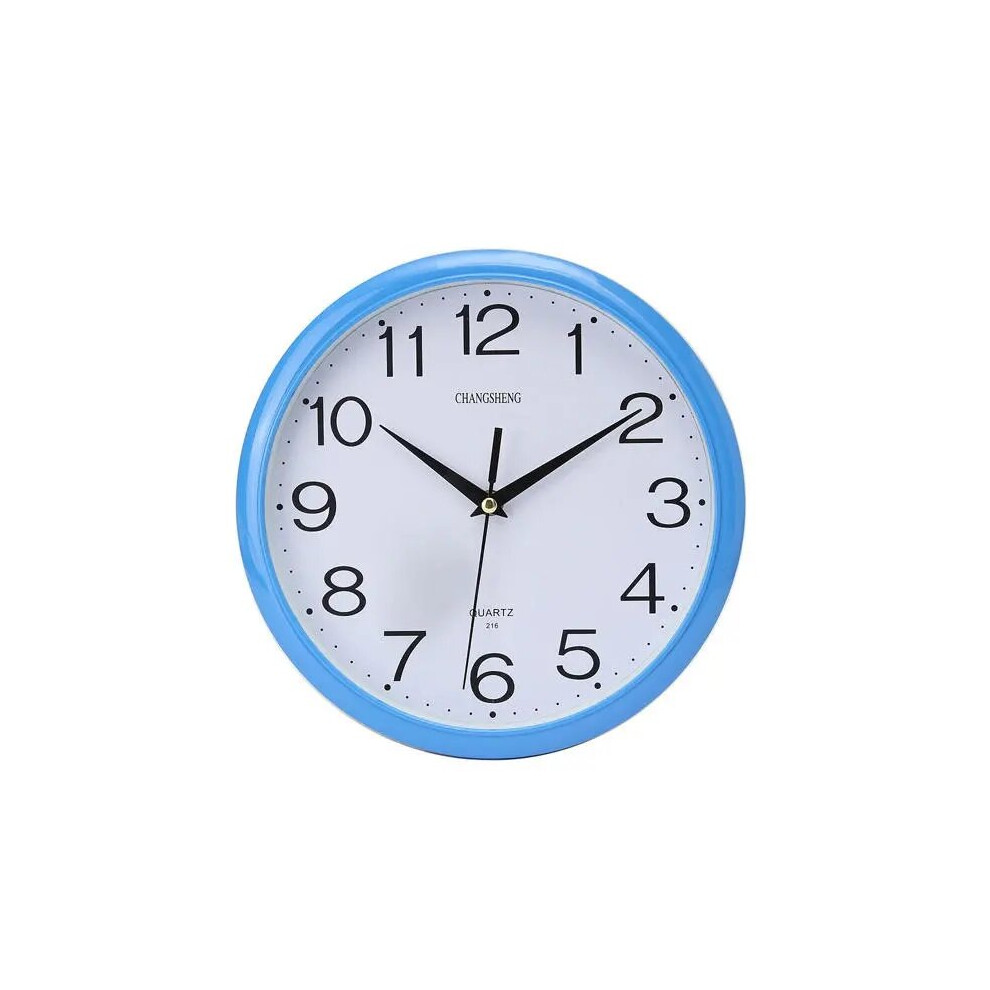 (Blue) Quartz Large Vintage Round Modern Home Bedroom Retro Time Kitchen Wall Clock-image-OPC-PGKPVKC-NEW