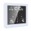 (White) Digital Clock Waterproof Bathroom Wall Clock Hygrometer Thermometer Alarm Clock Timer Temperature Humidity Clock 1