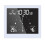 (White) Digital Clock Waterproof Bathroom Wall Clock Hygrometer Thermometer Alarm Clock Timer Temperature Humidity Clock 6