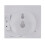 (White) Digital Clock Waterproof Bathroom Wall Clock Hygrometer Thermometer Alarm Clock Timer Temperature Humidity Clock 4