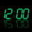 (White) Super Large Digital Wall Clocks LED Alarm Clock Countdown Timer Remote Control 12
