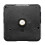 (Black) DIY Quartz Silent Clock Wall Clock Movement Mechanism Hour Minute Second Hand 7