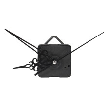 (Black) Black/Gold Iron Wall Clock Geometric Diamond Wall Clock without Battery