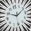 (Gold) Black/Gold Iron Wall Clock Geometric Diamond Wall Clock without Battery 3