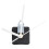 (Black) DIY Quartz Silent Clock Wall Clock Movement Mechanism Hour Minute Second Hand 4