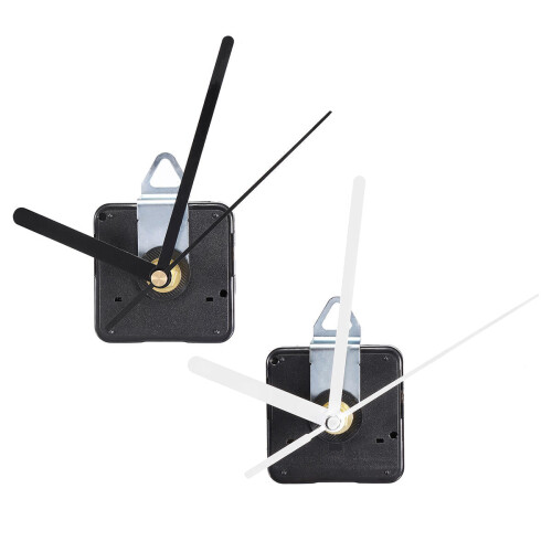 (Black) DIY Quartz Silent Clock Wall Clock Movement Mechanism Hour Minute Second Hand 1