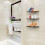 (Brown) 3-Tier Wall-mounted Floating Hanging Rack Corner Shelf Organizer Decor 4